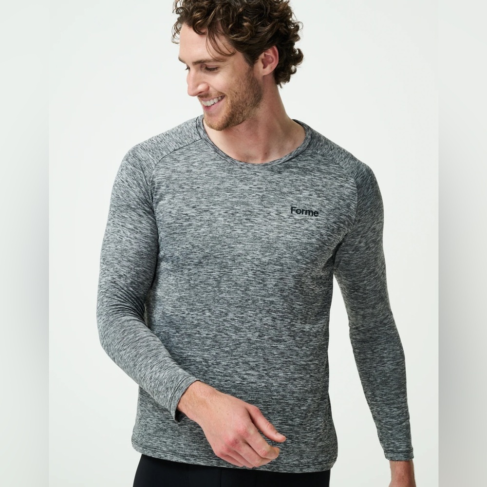 Forme Science || Ace Long‎ Sleeve Posture Shirt Gray XS NWT